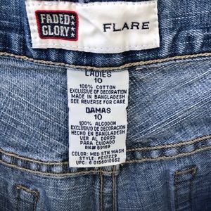 Flare Jeans  size 10 - Embroidered jeans
